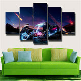 5Pcs Alien Canvas Print Painting Wall Art Home Decor
