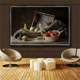 Tomatoes Fruit Still life Living Room for Panel Wall Painting Art Canvas Print