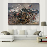 Battle of Spotsylvania Court House HD print on canvas huge wall picture (31x47)