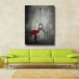 Large art prints Home Decor Canvas Painting Wall Art love in paris