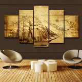 Nautical chart Pictures Wall Oil Painting Canvas Print Home Decor Unframed #216