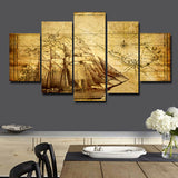Nautical chart Pictures Wall Oil Painting Canvas Print Home Decor Unframed #216
