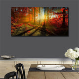 Large art prints Home Decor Canvas Painting Wall Art Red autumn scenery