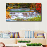 Oil Painting Modern Abstract On Canvas Unframed Scenery View Huge Wall Deco k003