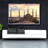 City Turkey Istanbul Sultanahmet Mosque Wall Art Pictures Decor Canvas Posters