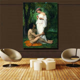 Bouguereau"idylle" HD print on canvas huge wall picture 1851