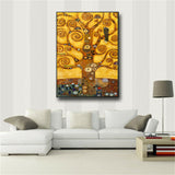 Gustav Klimt Tree Of Life Wall Art Canvas Prints Life Tree Famous Painting