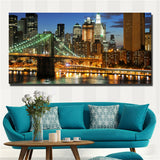 Large art prints Home Decor Canvas Painting Wall Art New York City Panoramic 2