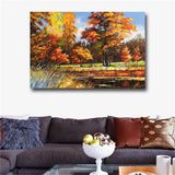 Abstract Beautiful Scenery HD print on canvas huge wall picture (31x47)
