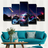 5Pcs Alien Canvas Print Painting Wall Art Home Decor