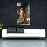 England Famous Painter Edmund Blair Leighton Accolade Posters Print on Canvas