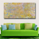 Claude Monet Water Lilies 1906 printed Canvas painting Giclee art Wall art