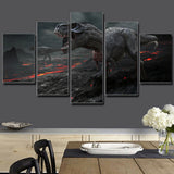 HD Canvas Print Home Decor Wall Art Painting Godzilla 5p Unframed #298