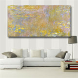 Claude Monet Water Lilies 1906 printed Canvas painting Giclee art Wall art
