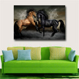 Ferghana Horse HD Print on Canvas Huge Wall Picture (31x47)