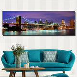Large art prints Home Decor Canvas Painting Wall Art New York City Panoramic 5