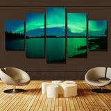 Aurora Borealis Pictures Wall Oil Painting Canvas Print Home Decor Unframed#223