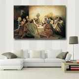 jesus santa ceia Canvas Print repro Canvas Print(31inx47in)