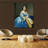 Jean-Auguste-Dominique Ingres " Princesse de Broglie "HD print on canvas