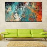 Abstract Clouds Colorful HD print on canvas huge wall picture (31x63)