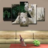 5Pcs Tiger Canvas Print Painting Wall Art Home Decor