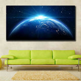 beautiful earth HD print on canvas huge wall picture (31x63)