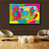 Picasso Design HD Illustrator Cubism Design Print on Canvas Home Decor