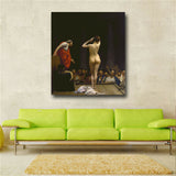 Jean-Leon Gerome Selling Slaves in Rome Giclee Canvas Print Canvas Print