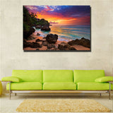 Purple sky Large art prints Home Decor Canvas Painting Wall Art