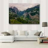 Lauterbrunnen Valley Switzerland Pictures Prints On Canvas Landscape The Picture