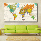 LARGE MAP OF THE WORLD POSTER (61X91CM) FLAGS WALL PRINT BRAND NEW