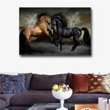 Ferghana Horse HD Print on Canvas Huge Wall Picture (31x47)