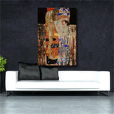The Three Ages of Woman by Gustav Klimt Oil Painting on Canvas Posters Prints