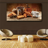 Food Still Life Kitchen Canvas Painting & Calligraphy Poster Print Living Room