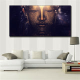 Canvas Print Painting Home Wall Decor Art Poste Buddha Statue Meditation