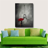 Large art prints Home Decor Canvas Painting Wall Art love in paris