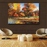 Abstract Beautiful Scenery HD print on canvas huge wall picture (31x47)