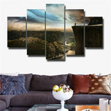 5Pcs To shout Canvas Print Painting Wall Art Home Decor