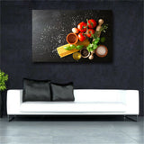 Vegetables Grains Spices Kitchen Food Canvas Painting Cuadros Posters and Prints