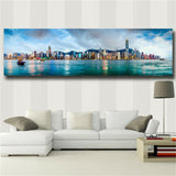 canvas painting Landscape city scene wall art picture decoration for living room