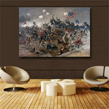 Battle of Spotsylvania Court House HD print on canvas huge wall picture (31x47)
