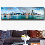 canvas painting Landscape city scene wall art picture decoration for living room
