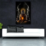 Buddha meditation Canvas Picture Print Poster Wall Modern Art Home Decor Unframe