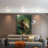 Vintage Spring Swing by Pierre Auguste Cot Famous Oil Painting Reproduction