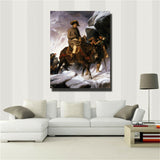 Paul Delaroche - Napoleon Crossing the Alps-Print on Oil Paintings Home Decor