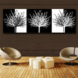 Abstract tree 5 Piece Canvas Print Wall Art Unframed