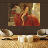 Lady Godiva by John Collier Giclee Canvas Print (31x47)