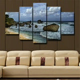 5Pcs Canvas Print Painting Wall Art Home Decor Art Seascape