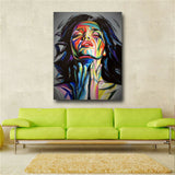 Street Graffiti Wall Art Canvas Prints Abstract Pop Art Girls Watercolor Canvas
