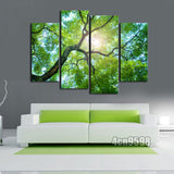 MODERN HOME WALL ART OIL PAINTING ON CANVAS THEME - SCENERY 4P Unframed #041